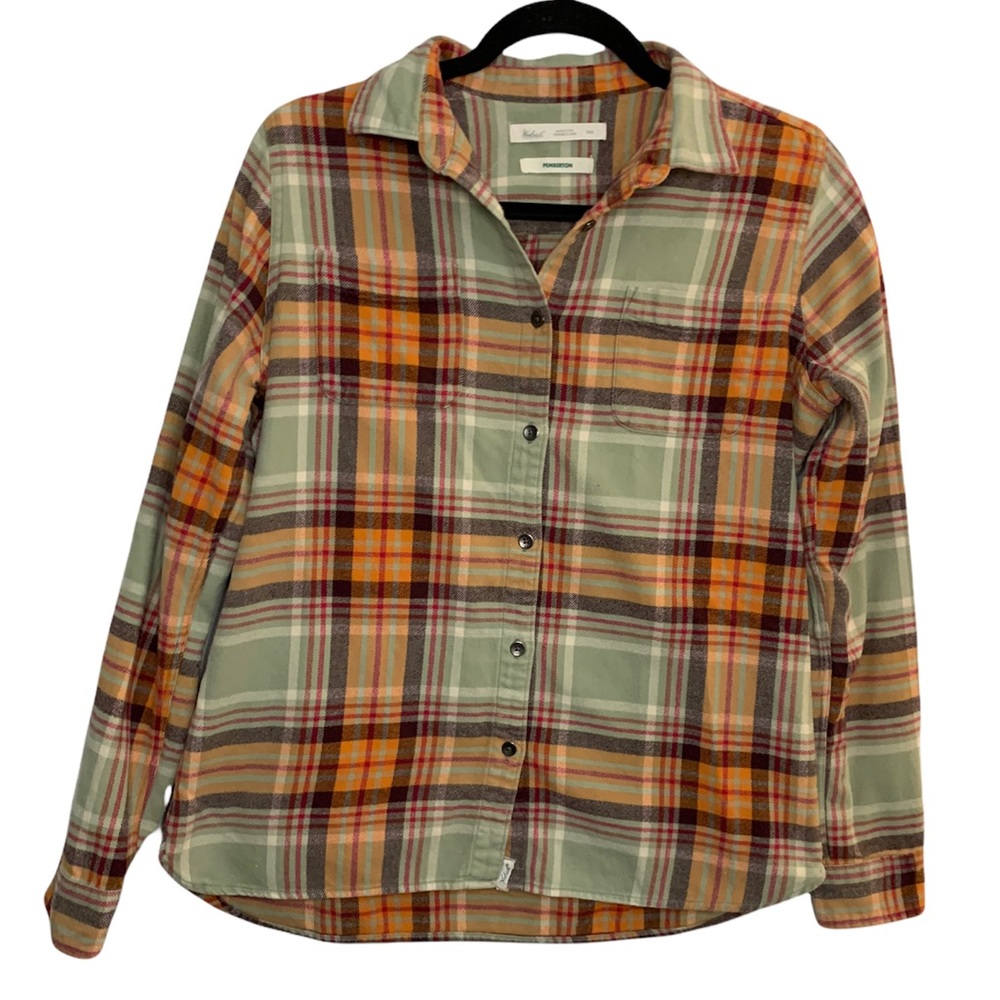 Woolrich Flannel 100% Cotton collared button up, lumberjack